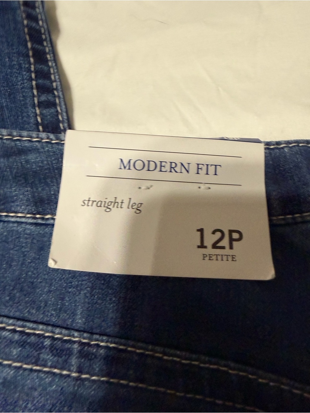 Christopher & Banks Women’s Denim Slim Straight Jeans - Medium Blue - Picture 9 of 9